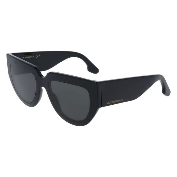 Victoria Beckham Black Acetate Women's Sunglasses